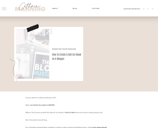 selling an ebook