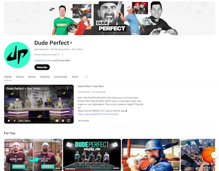 dudeperfect start