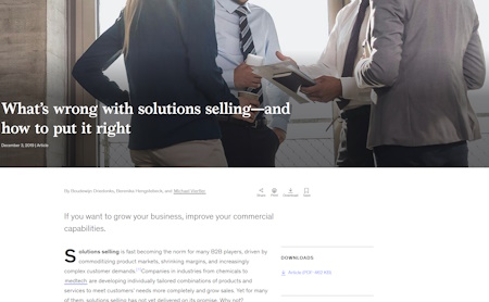 solutions selling 2