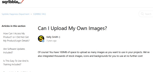 sqribble image storage