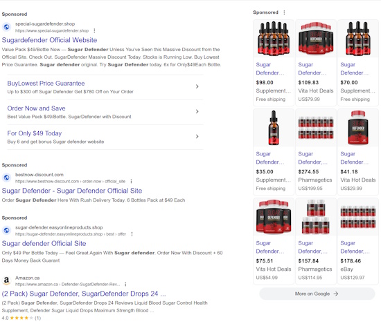 sugardefender ppc