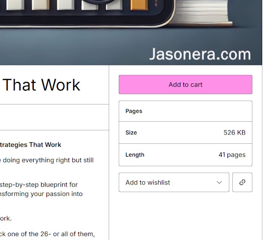passive ebook sales