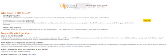 kdp select