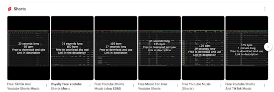 free youtube short music 2